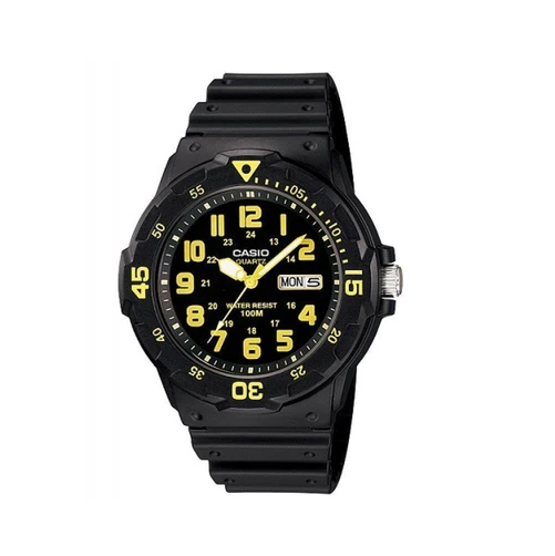 Casio MRW-200H-9BVDF Black Resin Strap Watch for Men - Diligence1International