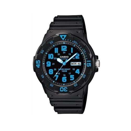 Casio MRW-200H-2BVDF Black Resin Strap Watch For Men - Diligence1International