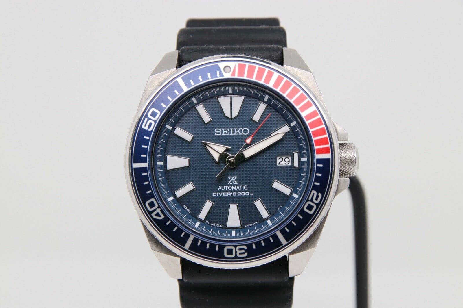 Seiko Prospex JAPAN Made Pepsi Samurai Reissue 200M Diver's Men's Watch SRPB53J1 - Diligence1International