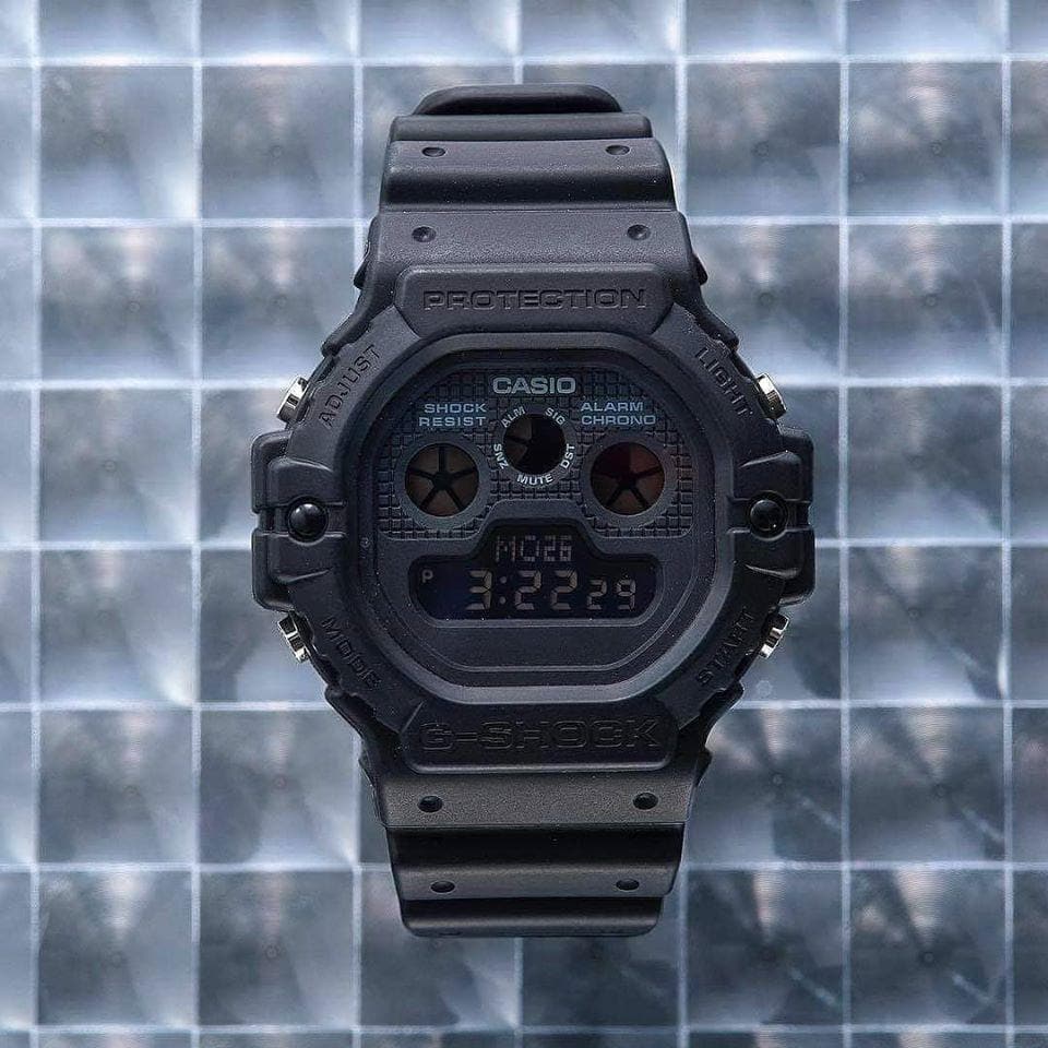 Casio G-Shock Black Stealth Series Digital Basic Color ALL Black Watch DW5900BB-1DR - Diligence1International