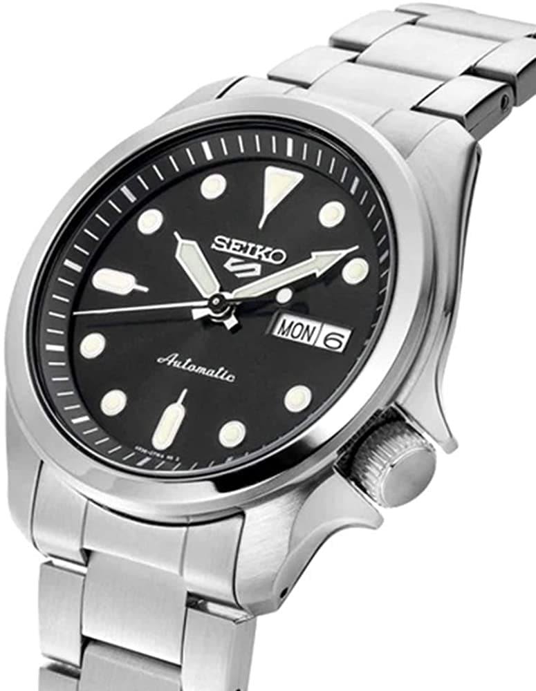 NEW Seiko 5 Sports 100M Automatic Men's Watch Black Dial SRPE55K1 - Diligence1International