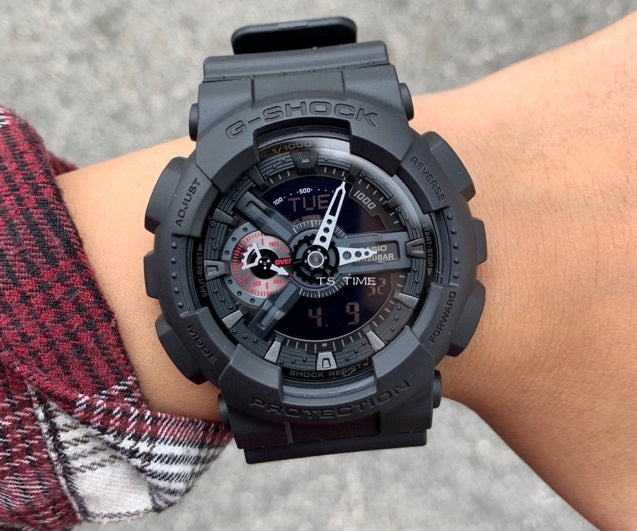 Casio G-Shock Black Stealth Series Analog-Digital Black Watch GA110MB-1ADR - Diligence1International