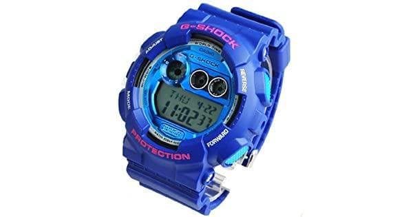 Casio G-Shock Big Case Digital Crazy Colors Blue x Sky Blue Dial Watch GD120TS-2DR - Diligence1International
