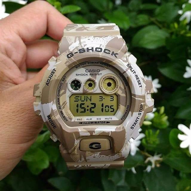 Casio G-Shock Military Standard Digital Desert Sandstorm Camo Beige Watch GDX6900MC-8DR - Diligence1International