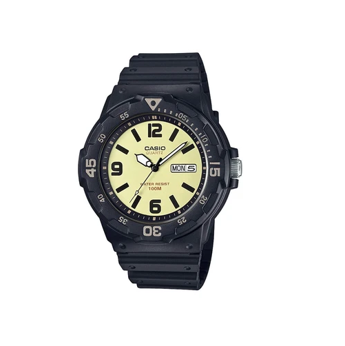 Casio MRW-200H-5BVDF Analog Black Resin Strap Watch for Men - Diligence1International