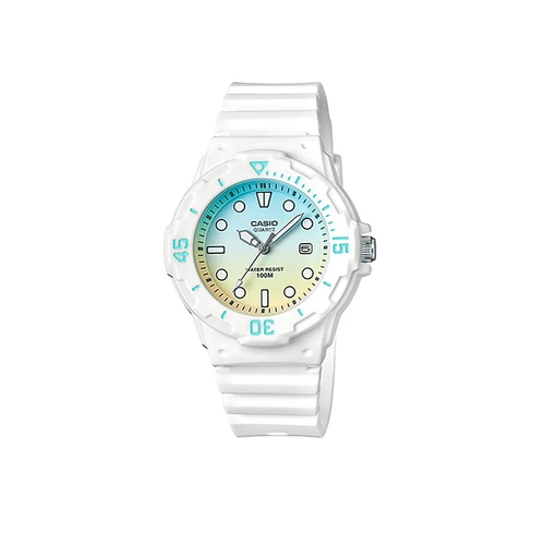 Casio LRW-200H-2E2VDF White Resin Strap Watch for Women - Diligence1International