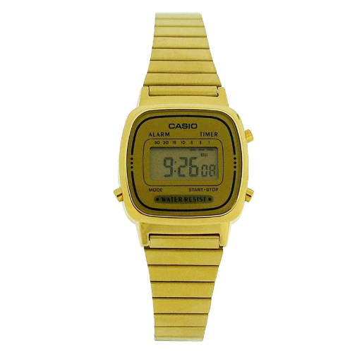 Casio Classic LA-670WGA Gold Stainless Steel Watch for Women - Diligence1International