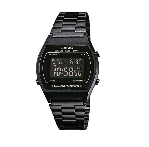 Casio Vintage B640WB-1ADF Black Steel Digital Watch - Diligence1International