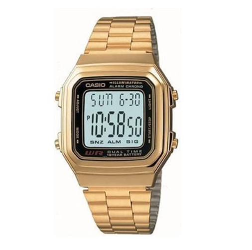 Casio Classic A-178WGA Retro Digital Gold Watch - Diligence1International