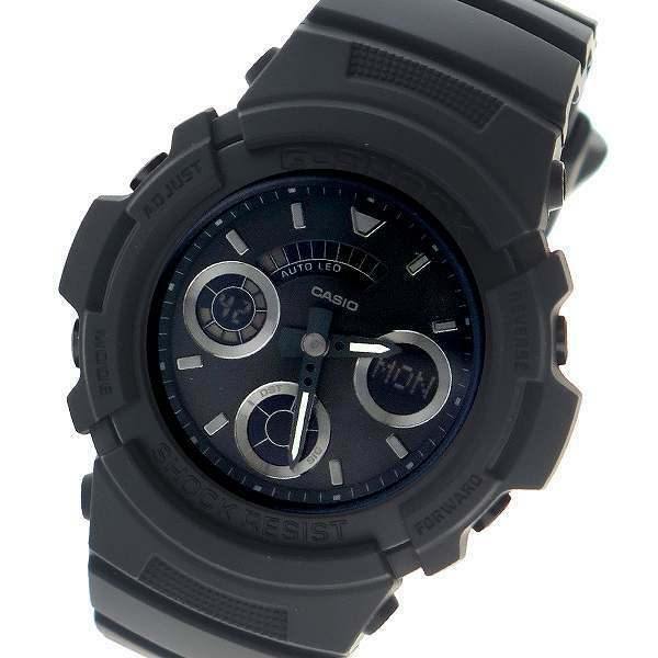 Casio G-Shock Black Stealth Series Analog-Digital ALL Black Watch AW591BB-1ADR - Diligence1International