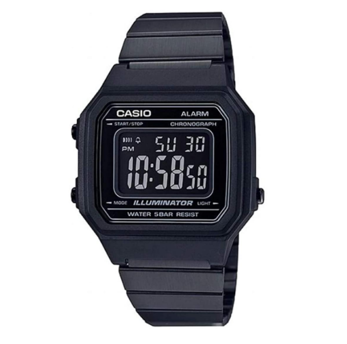 Casio Classic B650WB-1BDF Black Steel Digital Watch - Diligence1International
