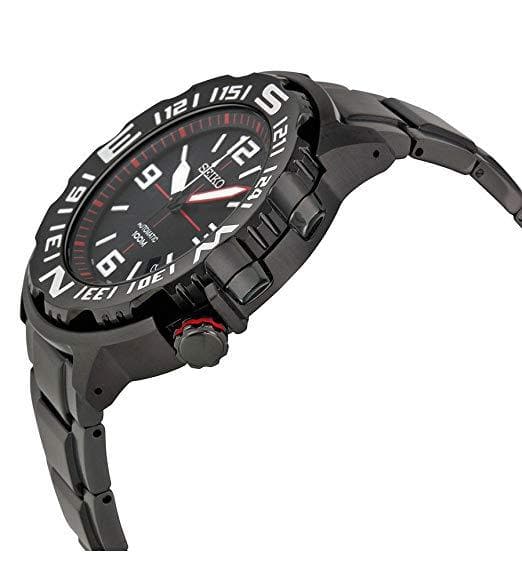 Seiko Field Monster Automatic 100M Men's Black PVD Stainless Strap Watch SRP447K1 - Diligence1International