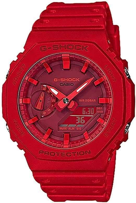 Casio G-Shock Carbon Core Guard RED AP CasiOak Last Dance Watch GA2100-4ADR - Diligence1International
