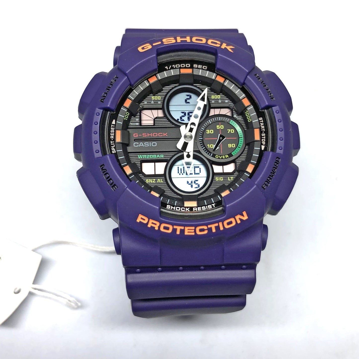 Casio G-Shock Special Color Neon Genesis Evangelion Purple Watch GA140-6ADR - Diligence1International