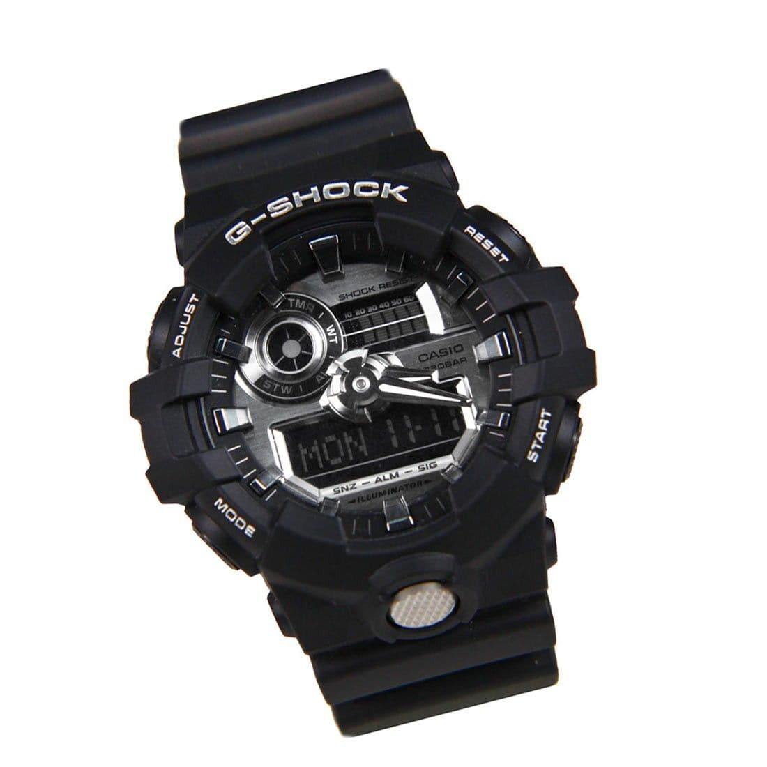 Casio G-Shock Analog-Digital Black x Metallic SIlver Watch GA710-1ADR - Diligence1International