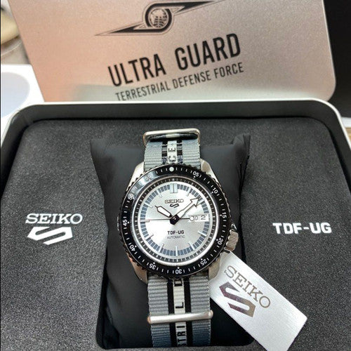 Seiko 5 100M X UltraSeven Double Anniversary Limited Edition Automatic Watch SRPJ79K1