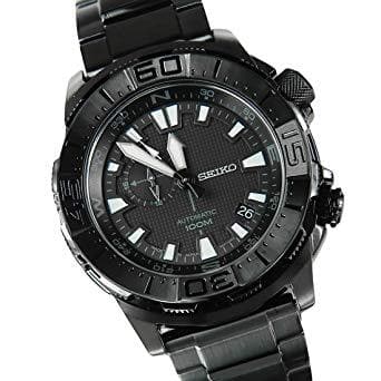 Seiko Superior 100M Men's Black PVD Plated Stainless Steel Strap Watch SSA051K1 - Diligence1International