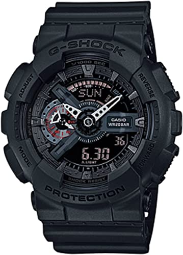 Casio G-Shock Black Stealth Series Analog-Digital Black Watch GA110MB-1ADR - Diligence1International