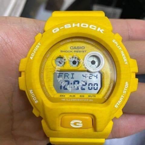 Casio G-Shock XLarge Heathered Series Digital Yellow Watch GDX6900HT-9DR - Diligence1International