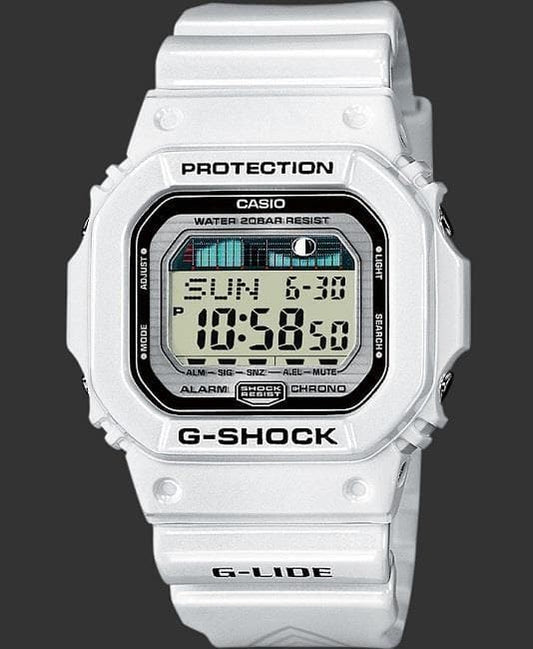 Casio G-Shock G-LIDE Series Digital White x Black Accents Watch GLX5600-7DR - Diligence1International