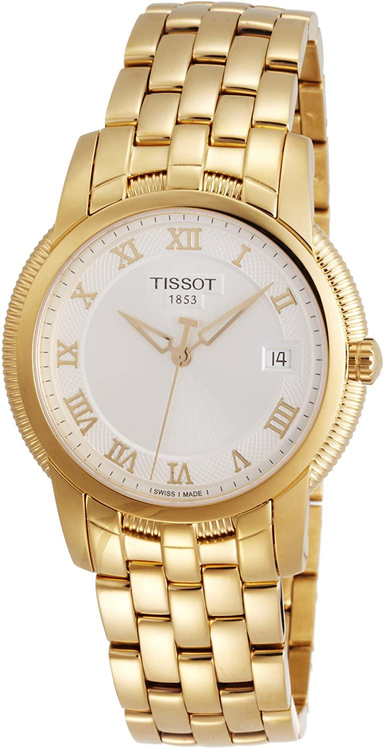 Tissot Swiss Made T-Classic Ballade III Gold Plated Men's Watch T0314103303300 - Diligence1International