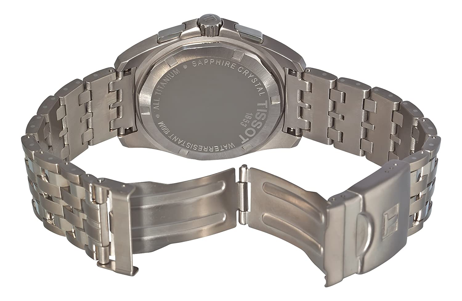 Tissot Swiss Made PRC 100 Chronograph Black Men's Titanium Watch T0084174406100 - Diligence1International