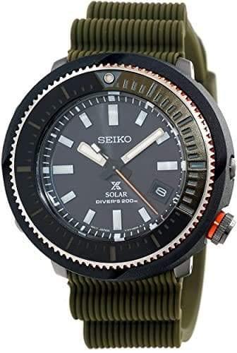 Seiko Street Series Solar Tuna All Green Diver's Men's Watch SNE547P1 - Diligence1International