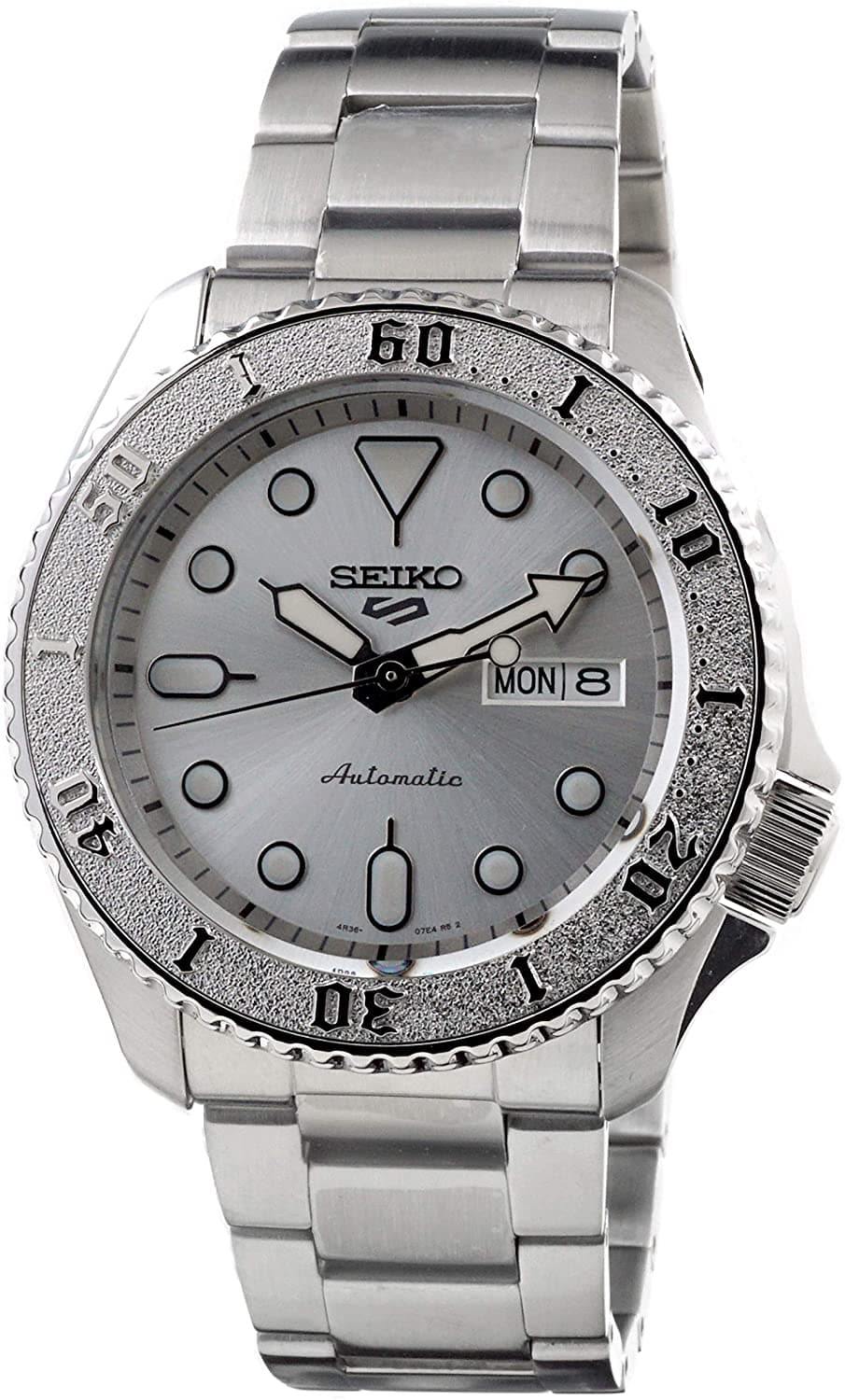 NEW Seiko 5 Sports 100M Automatic Men's Watch All Stainless Steel SRPE71K1 - Diligence1International