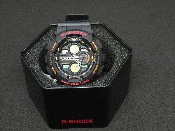 Casio G-Shock Standard Analog-Digital Basic Color Black Watch GA140-1A4DR - Diligence1International