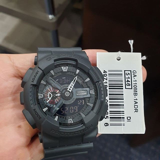 Casio G-Shock Black Stealth Series Analog-Digital Black Watch GA110MB-1ADR - Diligence1International