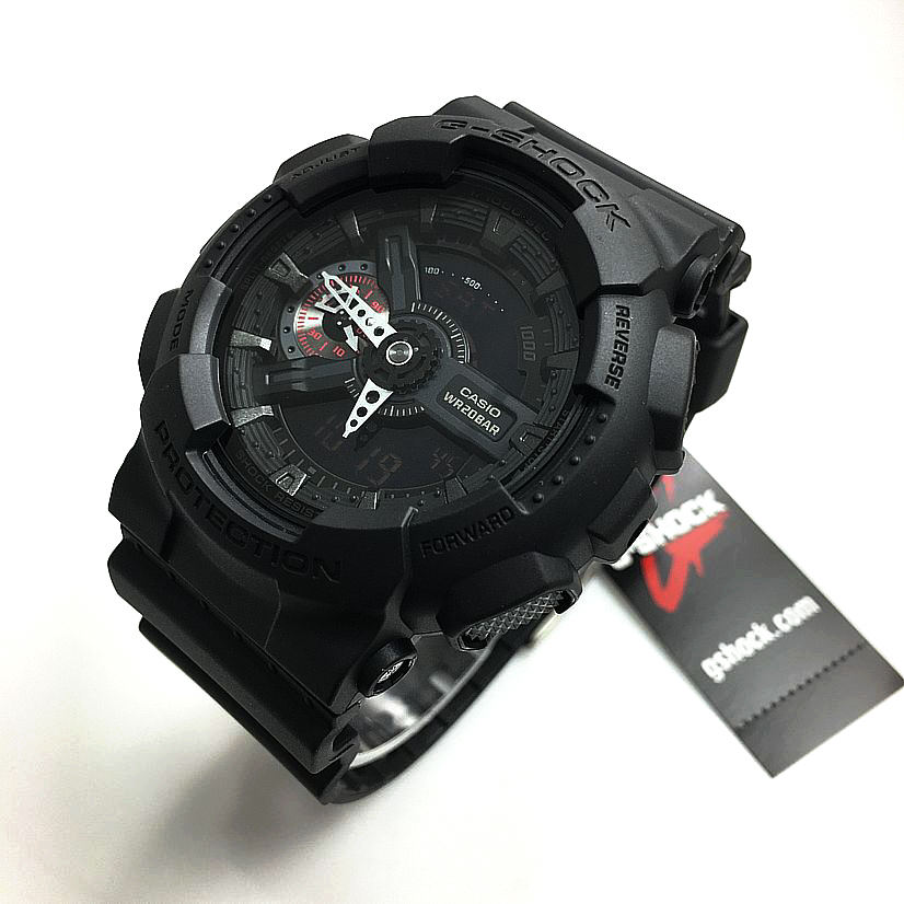 Casio G-Shock Black Stealth Series Analog-Digital Black Watch GA110MB-1ADR - Diligence1International