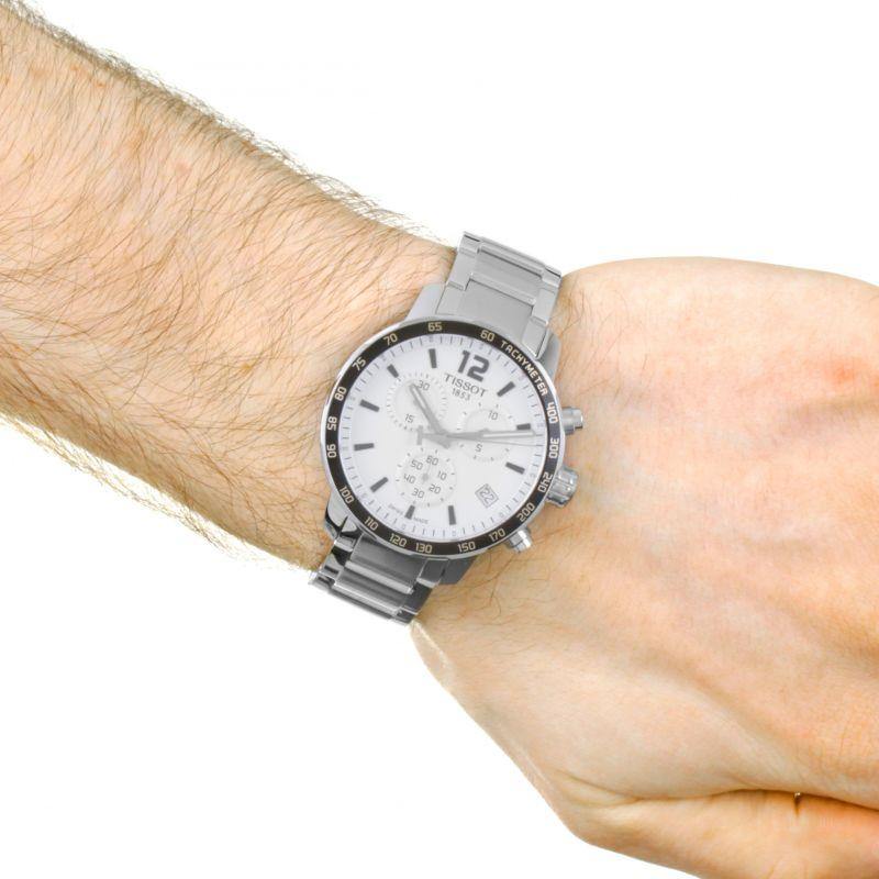Tissot Swiss Made T-Sport Quickster Chronograph Men's Stainless Steel Watch T0954171103700 - Diligence1International