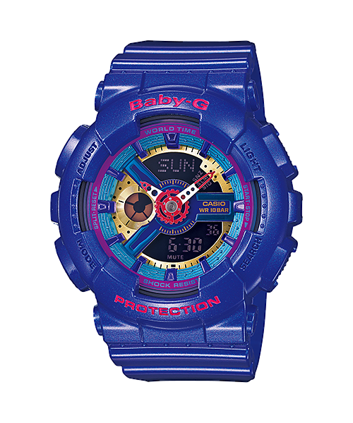 Casio Baby-G BA-110 Series Neon Color Purple Watch BA112-2ADR - Diligence1International