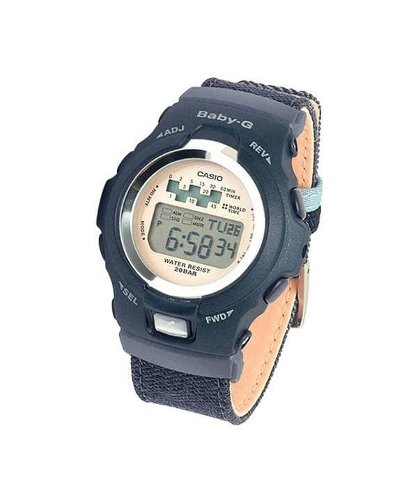Casio Baby-G Denim Style Retrograde Digital Black Watch BG1002DM-2DR - Diligence1International