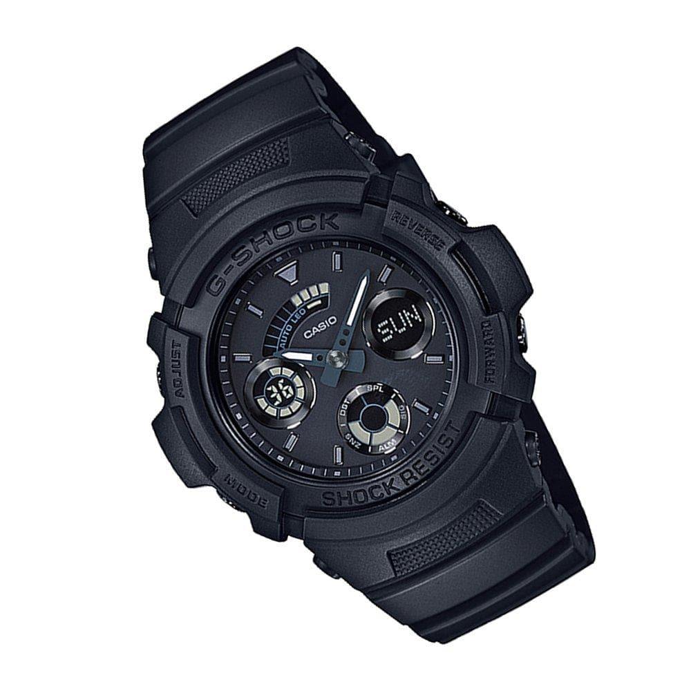Casio G-Shock Black Stealth Series Analog-Digital ALL Black Watch AW591BB-1ADR - Diligence1International