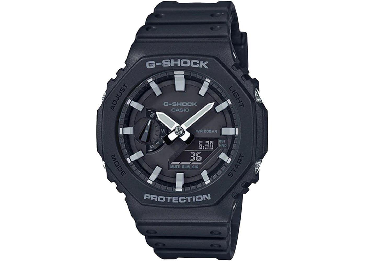Casio G-Shock Carbon Core Guard Black AP CasiOak Watch GA2100-1ADR - Diligence1International