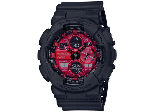 Casio G-Shock Special Color Adrenaline Black x Red Dial x Grey Accents Watch Last Dance GA140AR-1ADR - Diligence1International