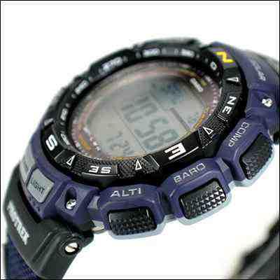 Casio Protrek Pathfinder Triple Sensor Digital Men's Blue Strap Watch PRG-240B-2ER - Diligence1International