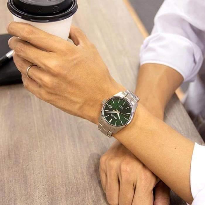 Seiko JAPAN Made Presage Sharp Edged Series Tokiwa Green Men's Stainless Steel Watch SPB169J1 - Diligence1International