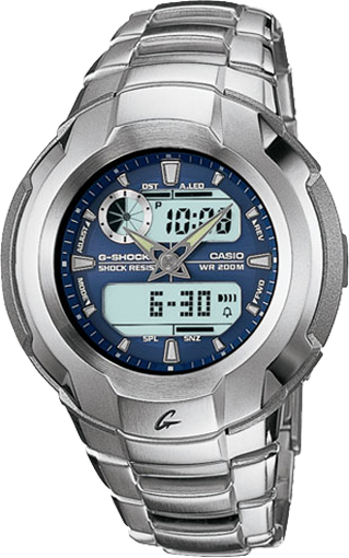 Casio G-Shock Retrograde Cockpit Series Anadigi Stainless Blue Dial Watch G1700D-2AVDR - Diligence1International