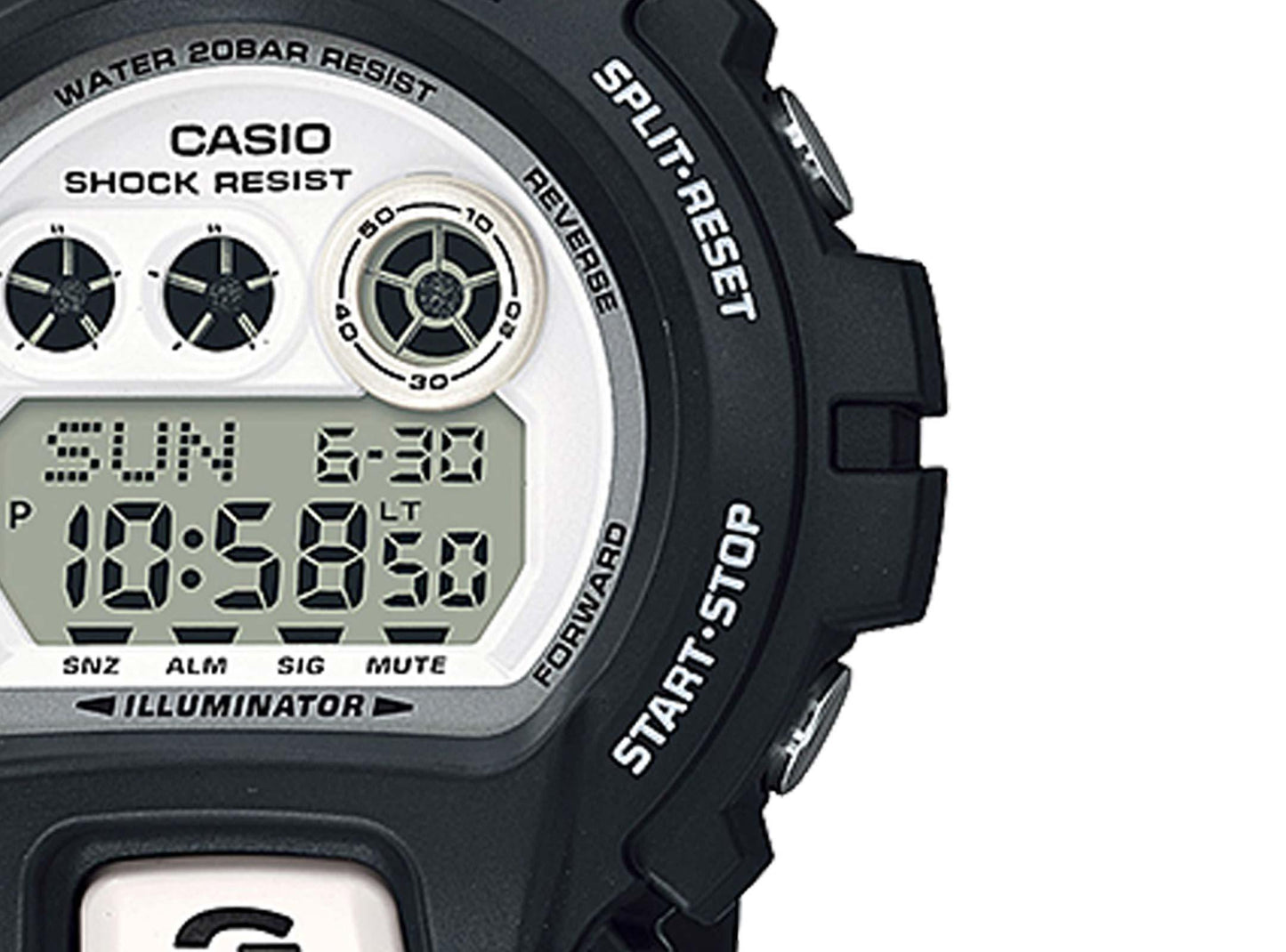 Casio G-Shock XLarge Overkill Digital Black x White Giant Panda Watch GDX6900-7DR - Diligence1International