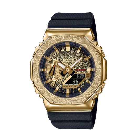 Casio G-Shock Carbon Core Guard The Moon Gold AP CasiOak Men's Metal Case Watch GM2100MG-1ADR