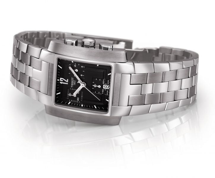 Tissot Swiss Made T-Trend TXL Black Chrono Men's Stainless Steel Watch T60158752 - Diligence1International