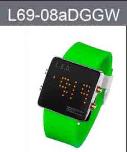 Life Evolution Design Unisex LED Watch L69-08ADGGW - Diligence1International