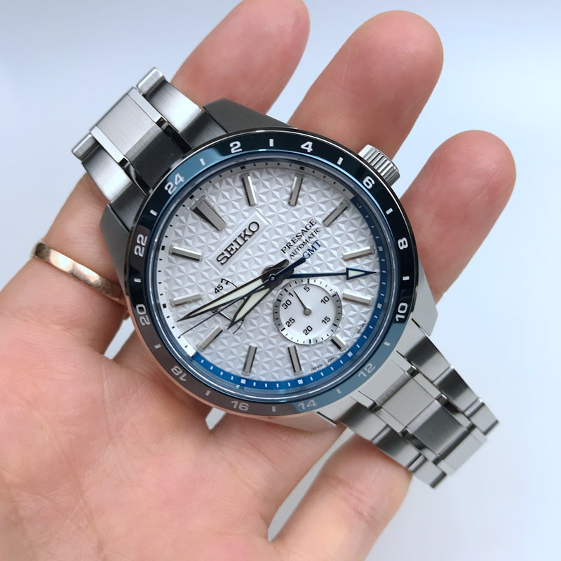 Seiko presage automatic online gmt