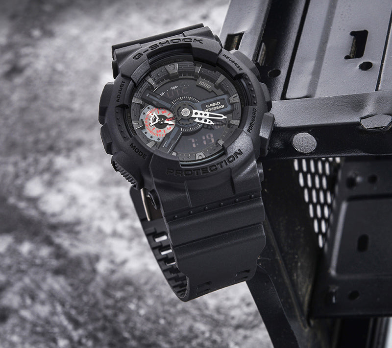 Casio G-Shock Black Stealth Series Analog-Digital Black Watch GA110MB-1ADR - Diligence1International