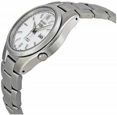Seiko 5 Classic Men's Size Silver Dial Stainless Steel Strap Watch SNK601K1 - Diligence1International