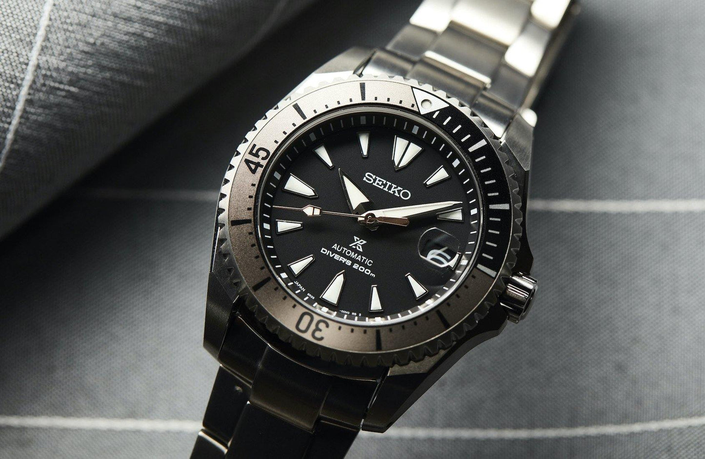 Seiko Prospex Bronze Grey Rootbeer Shogun Men's Titanium Watch SPB189J1 - Diligence1International