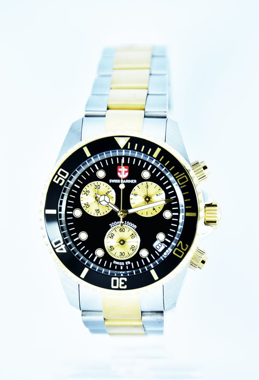 Swiss Mariner Chrono Series Men's Watch SG6086R09C-GSBKBK - Diligence1International