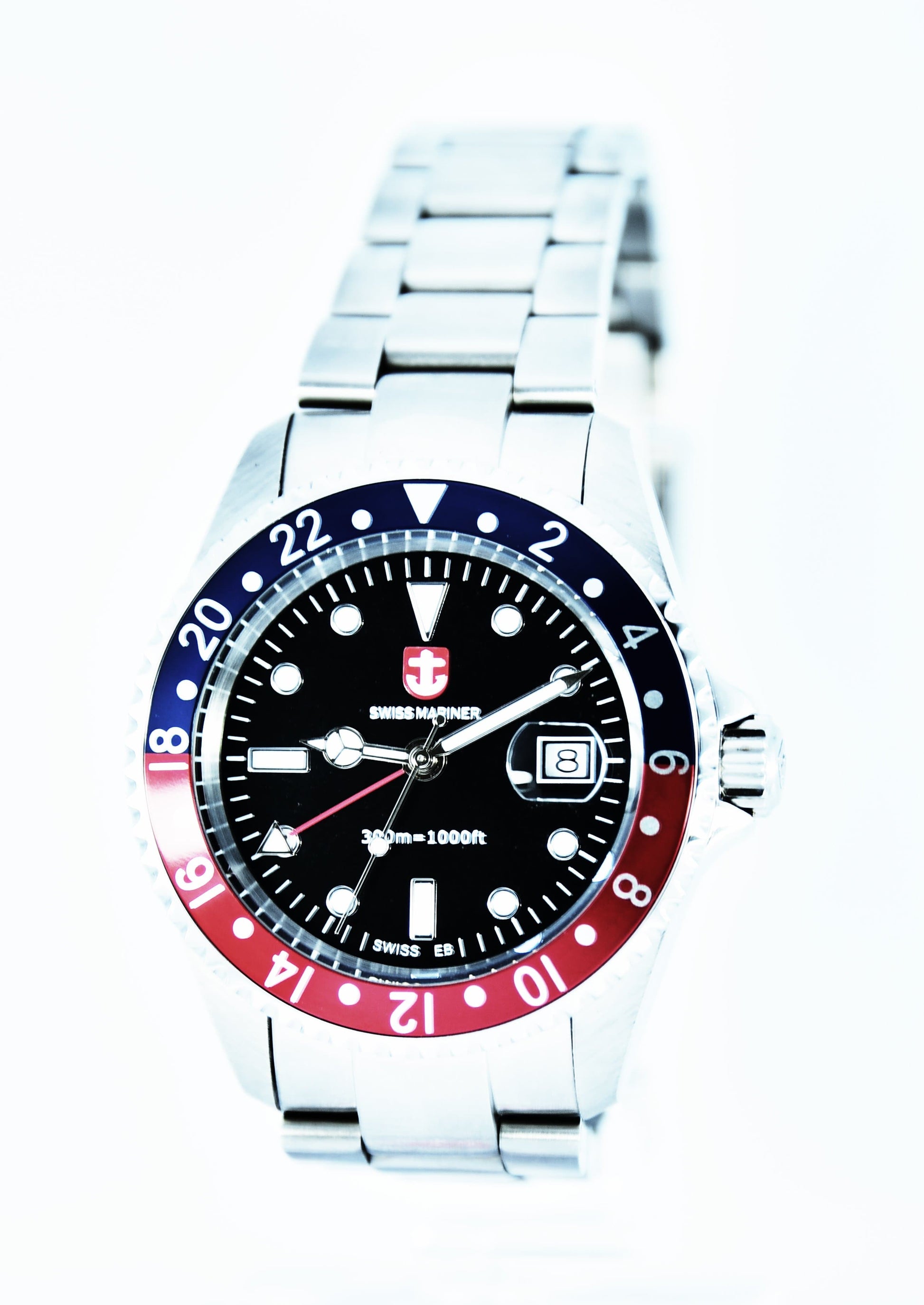Swiss Mariner GMT Series Men's Watch SG8295R09A-SSRUBK - Diligence1International